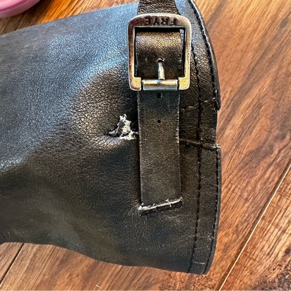 Frye Boots Vera slouch grey size 10 - Picture 2 of 5